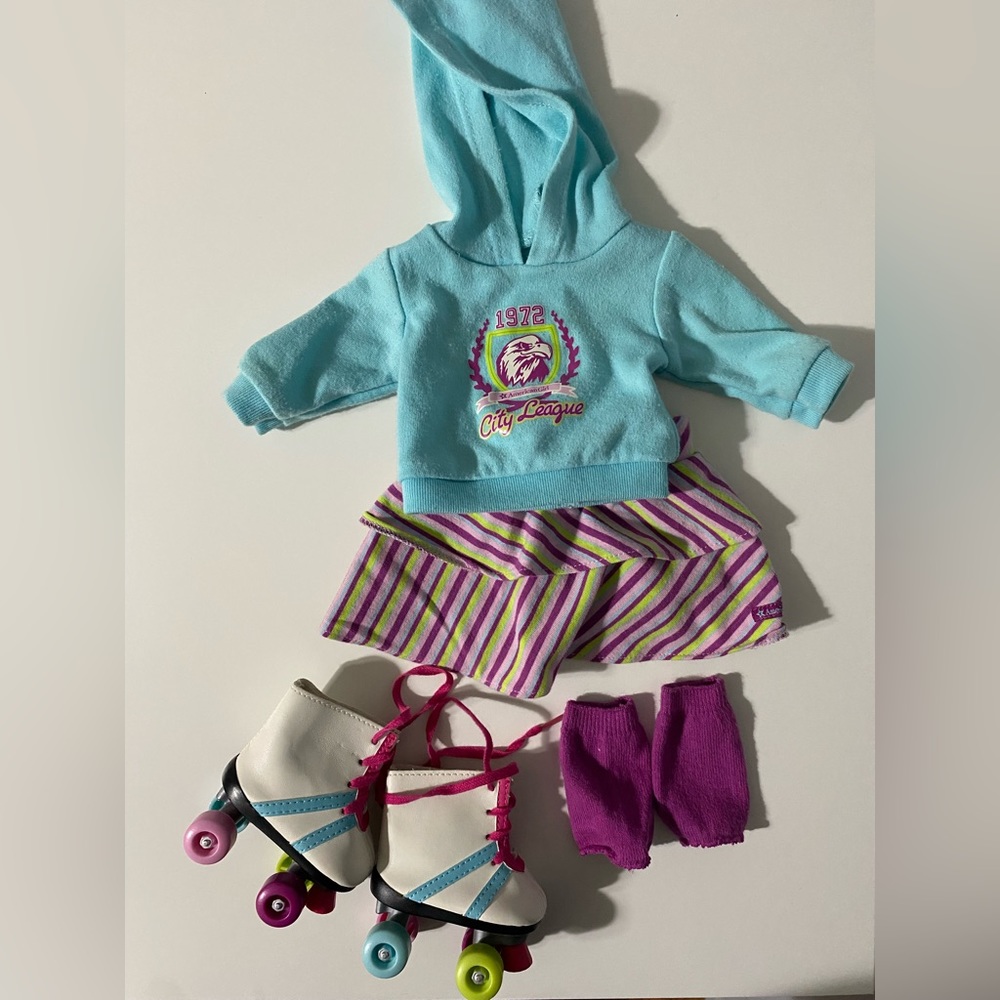 American Girl Doll Roller Skating set